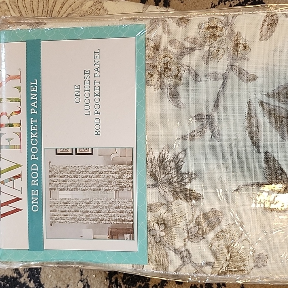 Waverly 84-in Fumo Block Room Darkening Standard Lined Rod Pocket Single Curtain - Picture 4 of 4